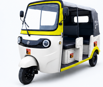 PickApp Hi-GO electric tricycle, front three-quarter view