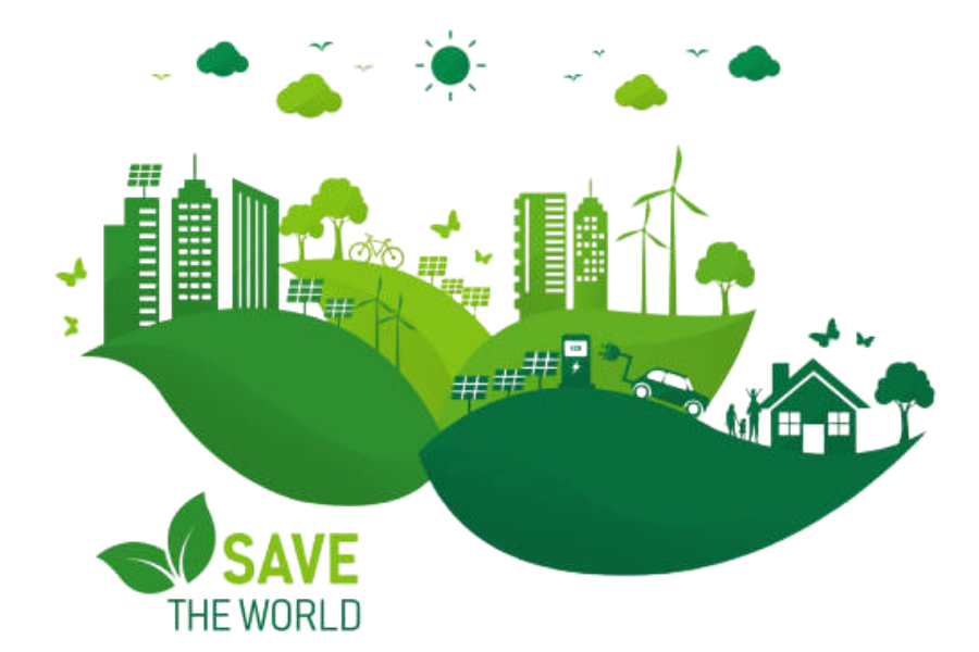 Save the world illustration